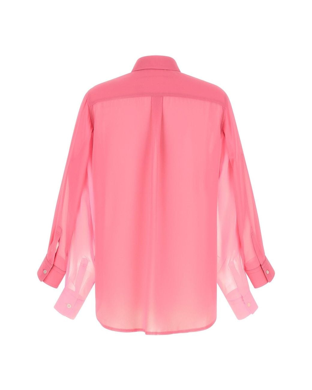 Comme des Garçons Pink Conceptual Double-Sleeve Blouse