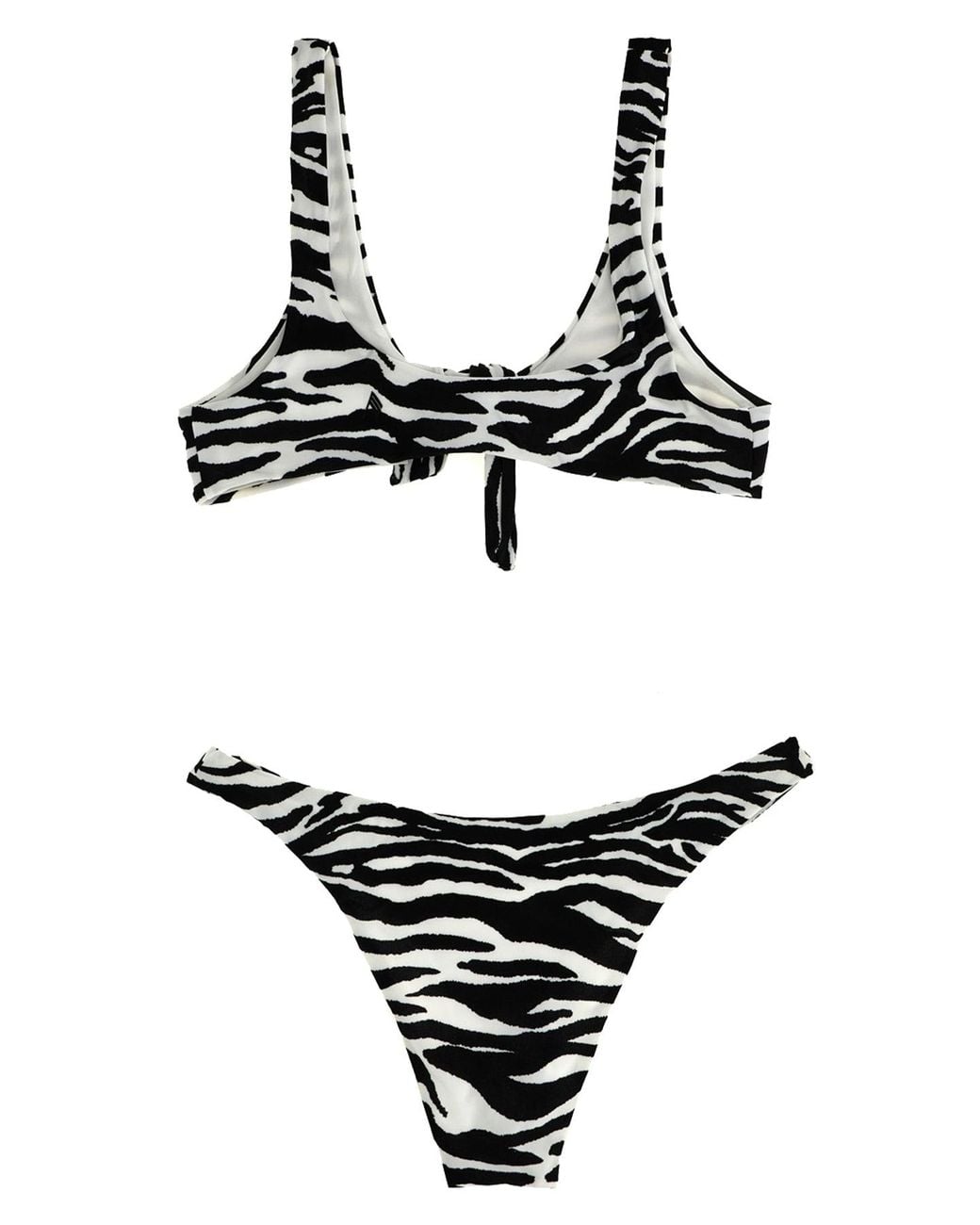 The Attico Black Bikini 'Estate Meravigliosa'