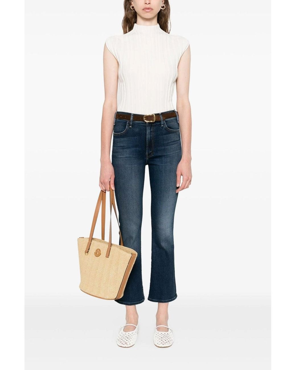 Mother Blue 'The Hustler Ankle' Jeans