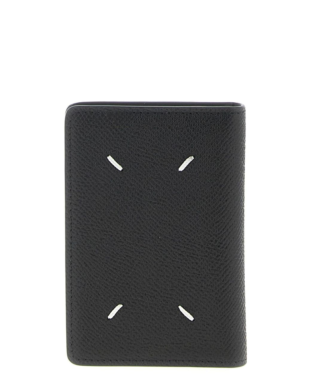 Maison Margiela Black 'stitching' Card Holder