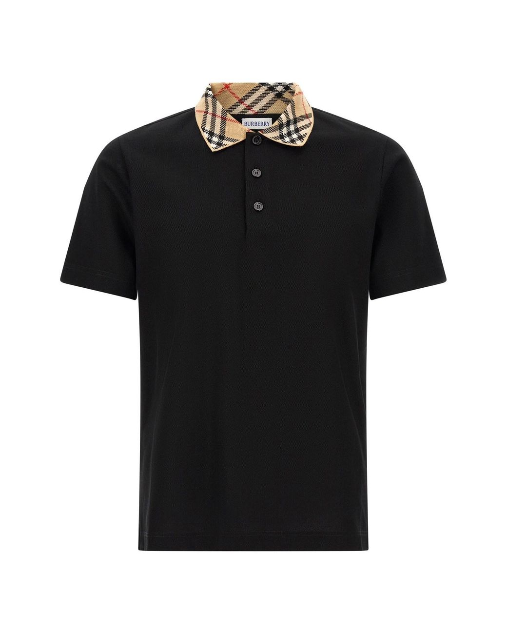 Burberry Black 'evan' Polo Shirt for men
