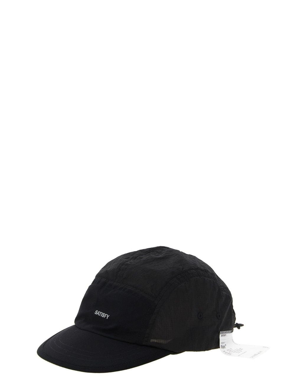 Satisfy Black Rippy Trail Cap for men