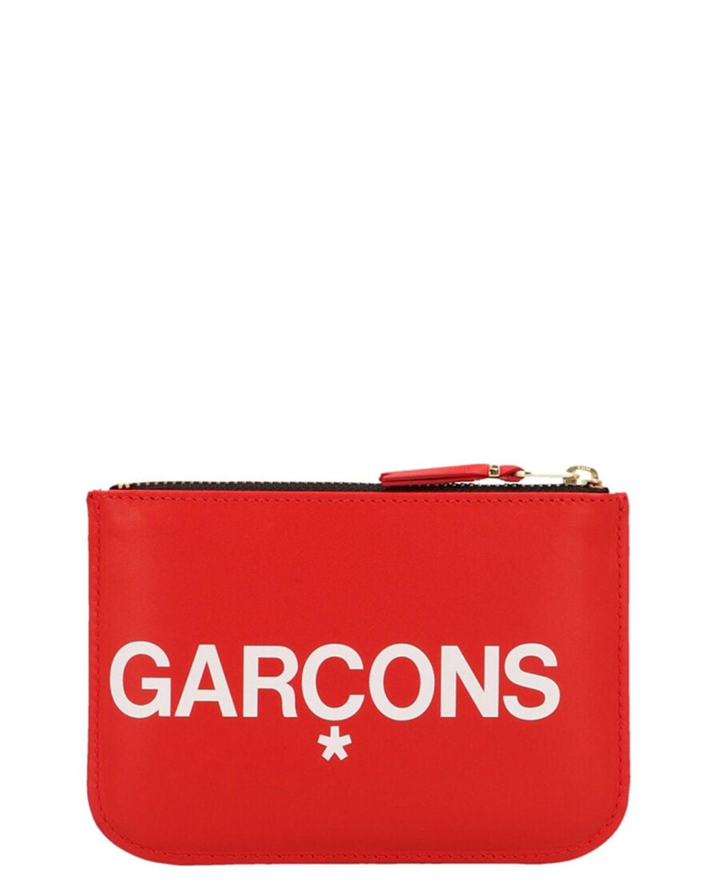 Comme des Garçons Red 'Huge Logo' Wallet