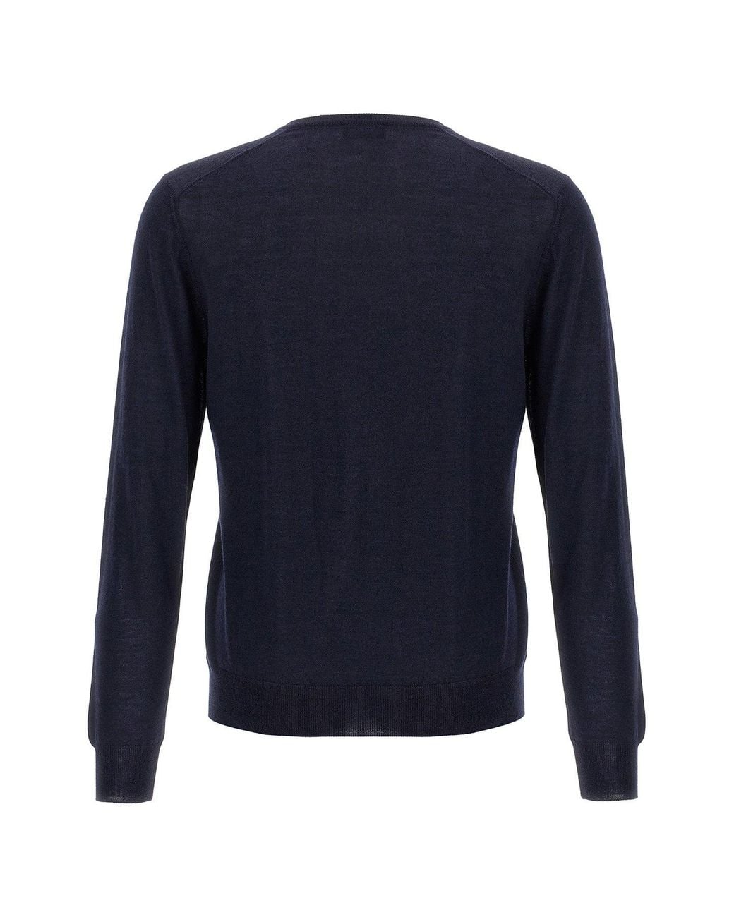 Barba Napoli Blue Sweater 'V-Neck' for men