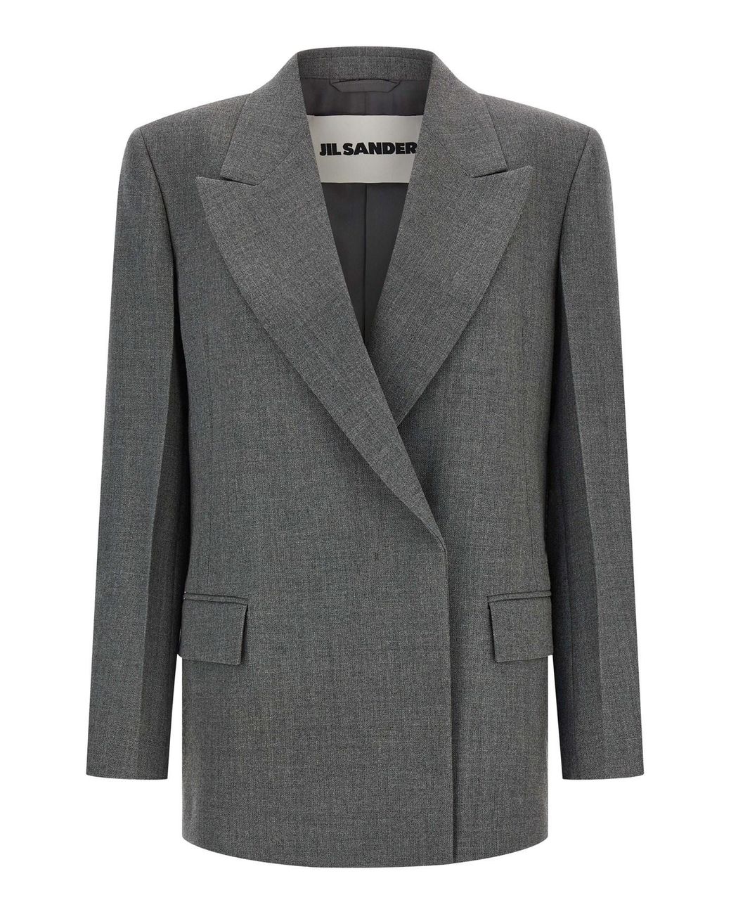 Jil Sander Gray Wool Blazer