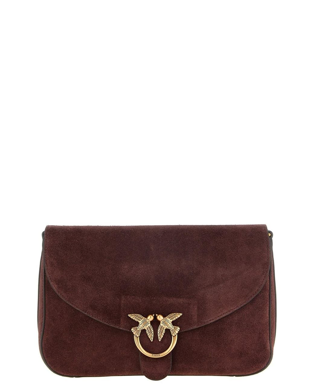 Pinko Purple 'love Satchel' Medium Shoulder Bag