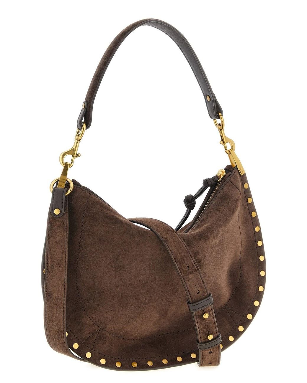 Isabel Marant Brown Oskan Soft Zip Handbag