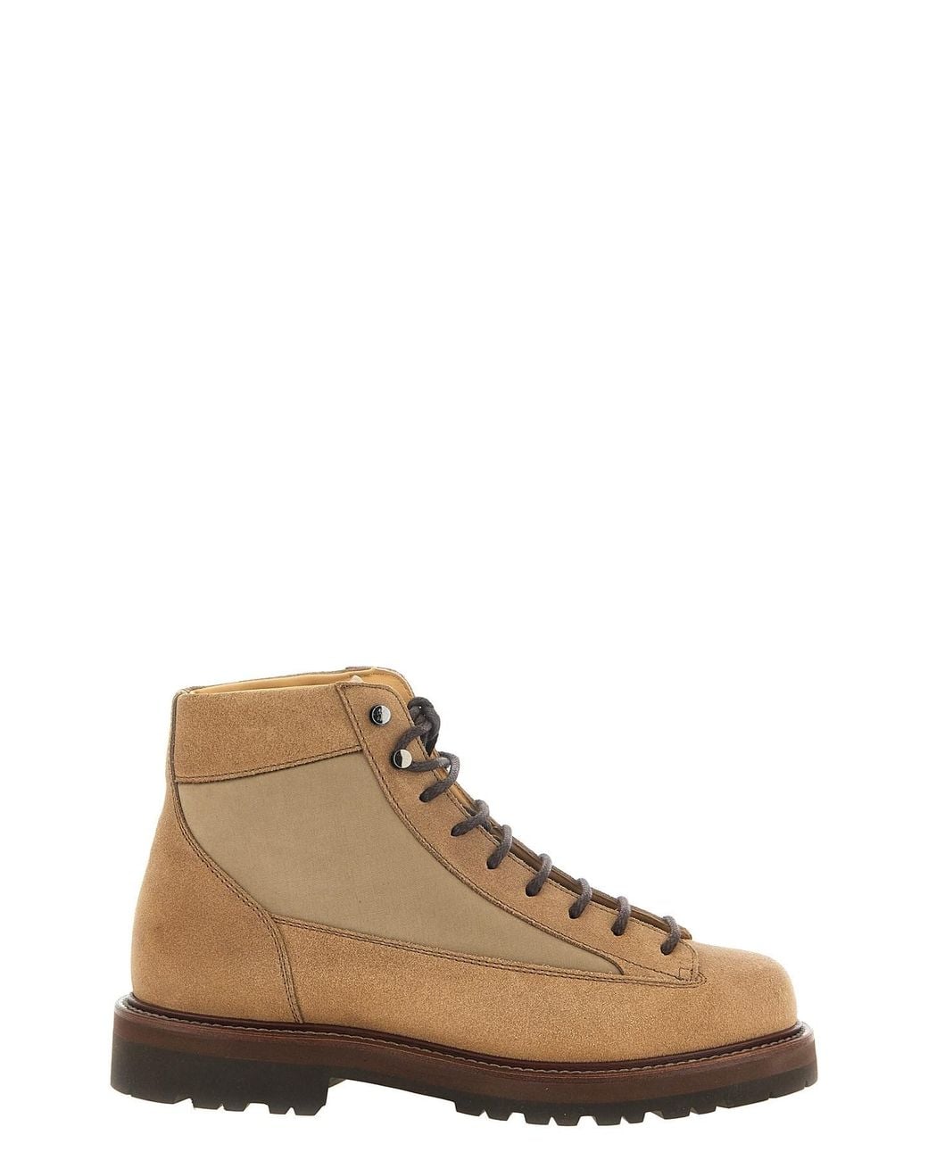 Brunello Cucinelli Brown 'urban Outdoor' Ankle Boots for men