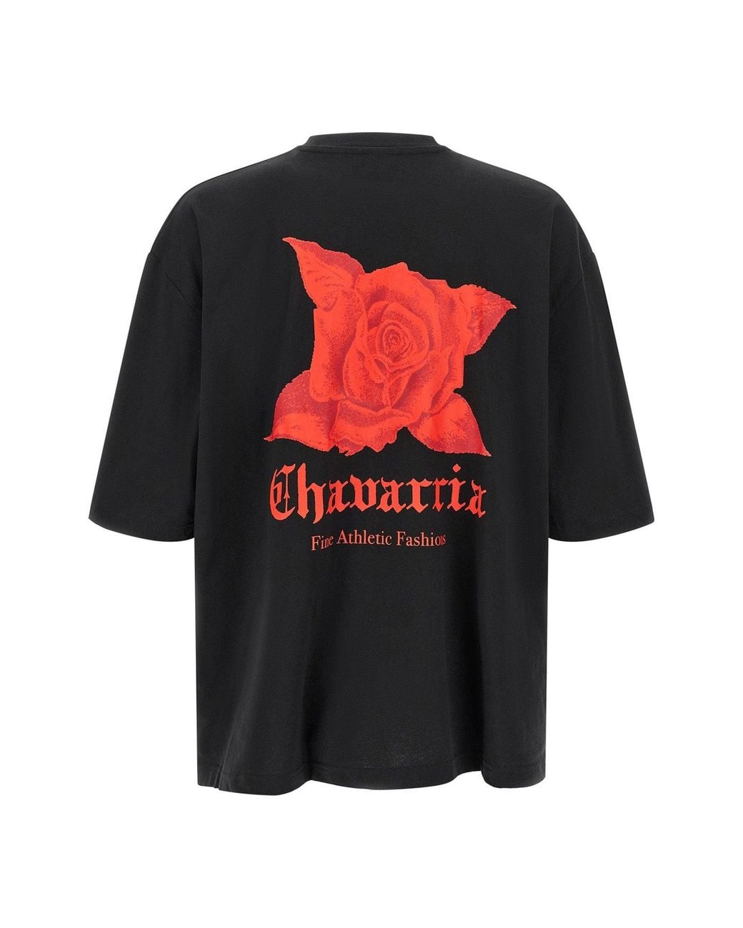 Adidas Originals Black Willy Chavarria X Adidas 'Rose' T-Shirt for men