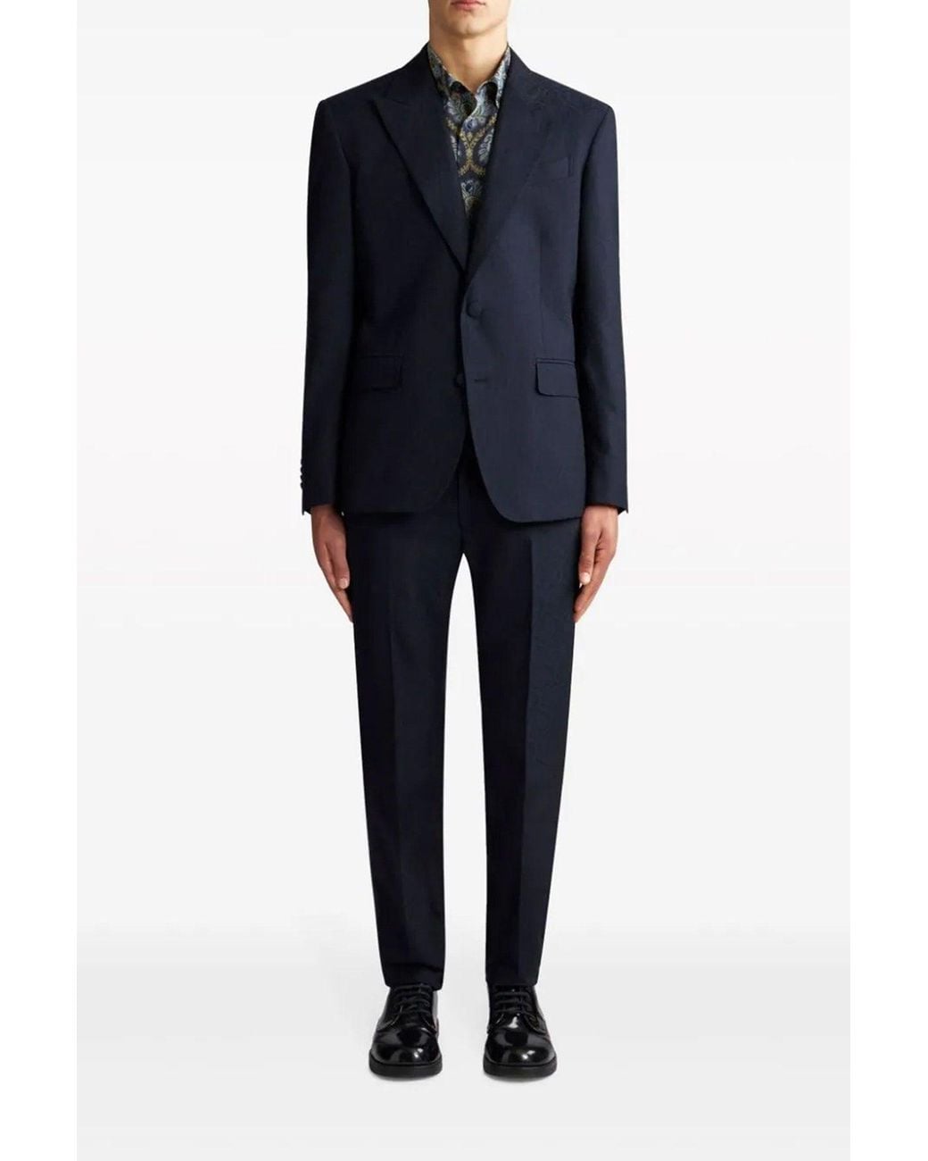 Etro Blue Blazer 'Giacca Monopetto' for men