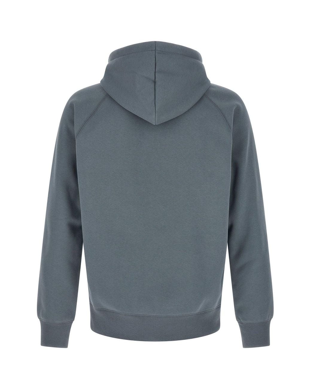 Carhartt Blue Hoodie With Raglan Sleeves for men