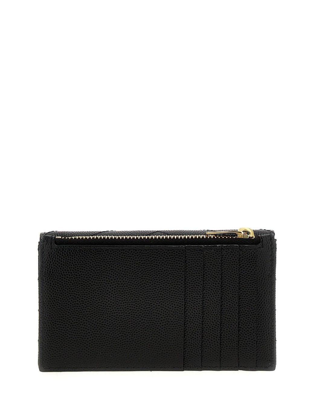 Saint Laurent Black "Cassandre" Card Holder