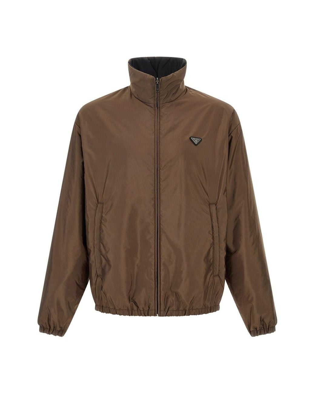 Prada Brown Reversible 'Re-Nylon' Blouson for men