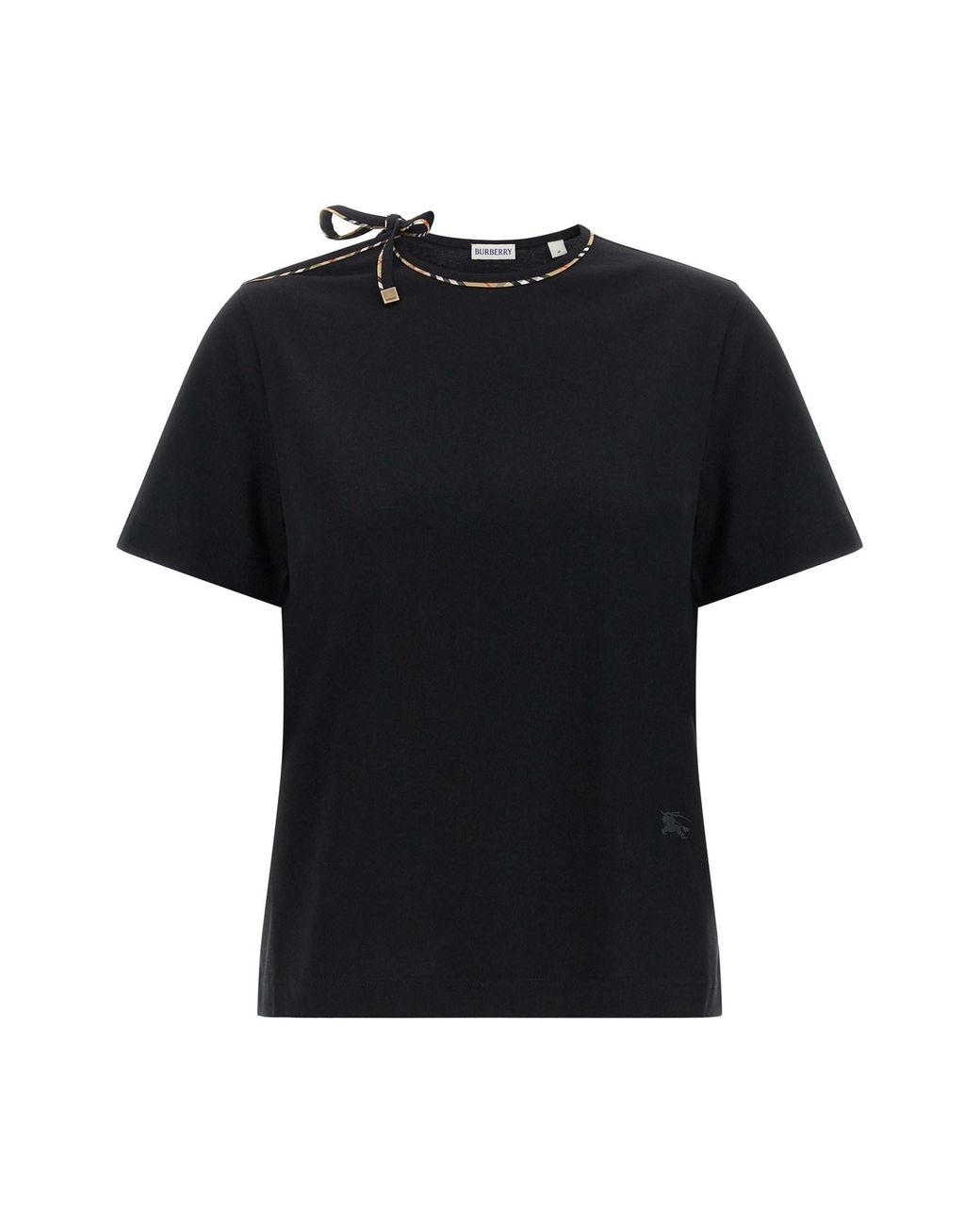 Burberry Black 'frankie Bow' T-shirt