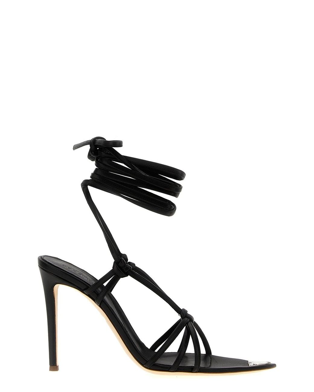 Nicolo' Beretta Black Sandals 'Beiby'