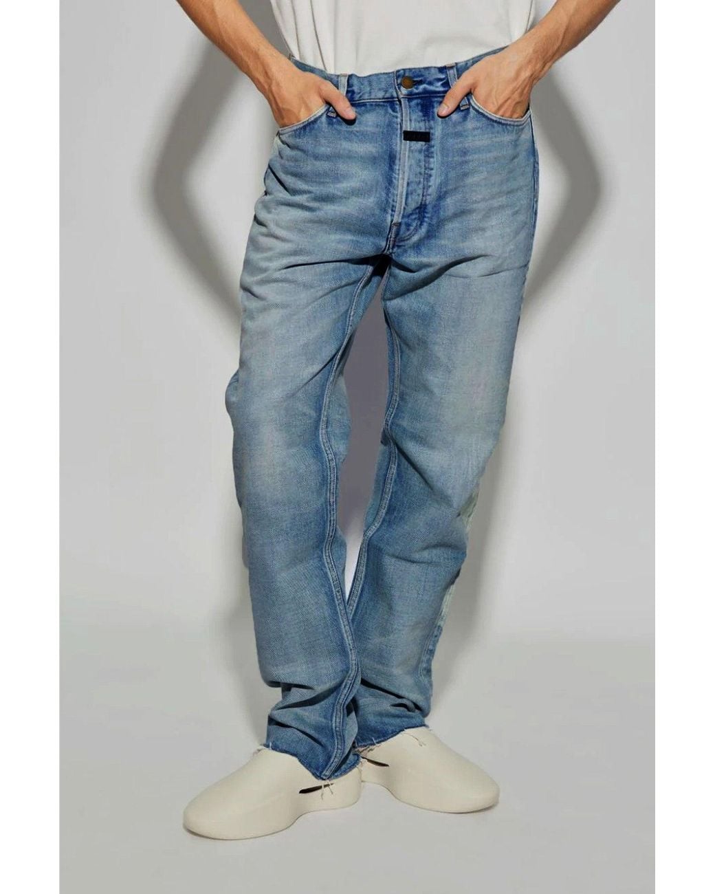 Fear Of God Blue Jeans 'Straight 5 Pocket' for men