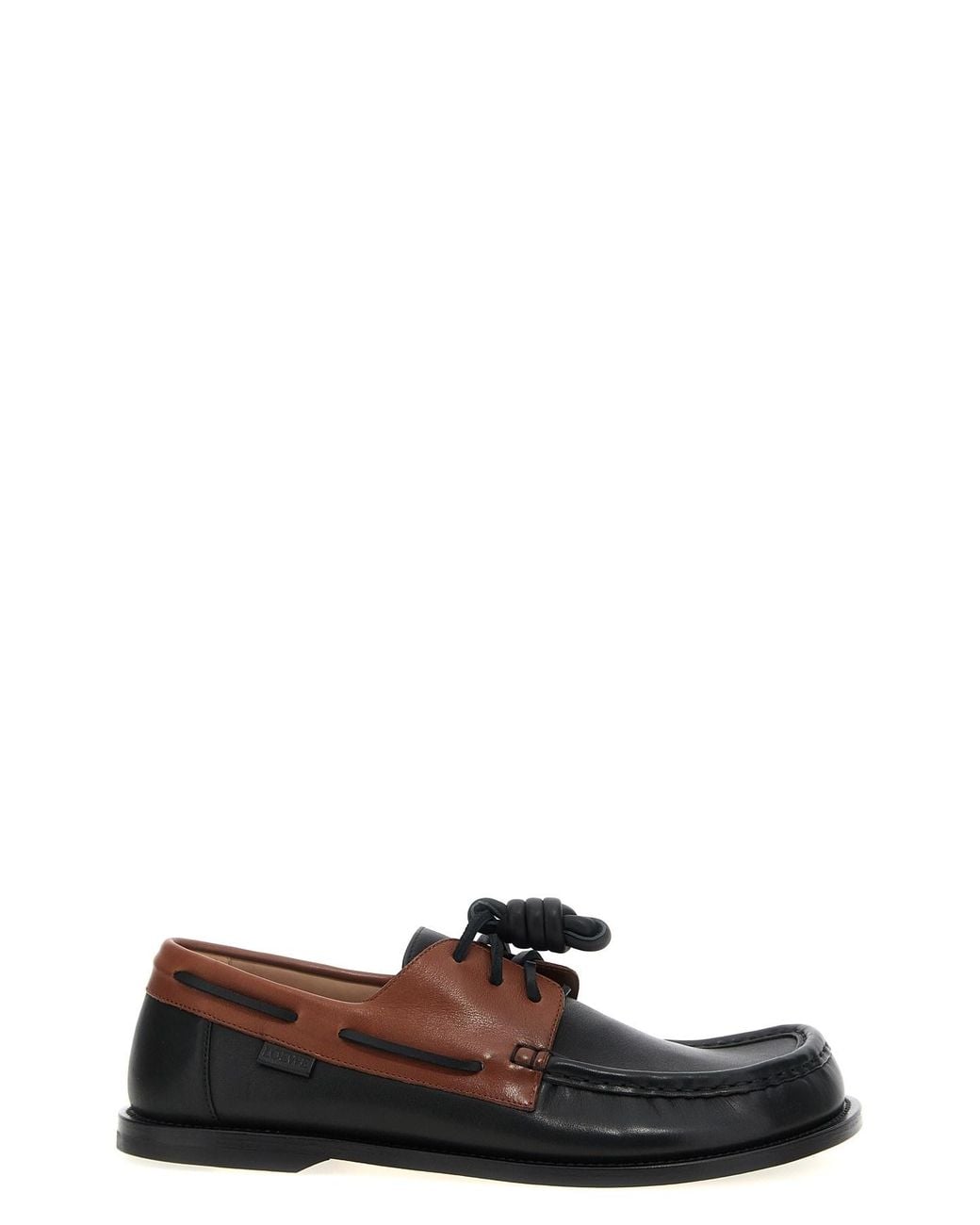 Loewe White 'Campo' Boat Shoe for men