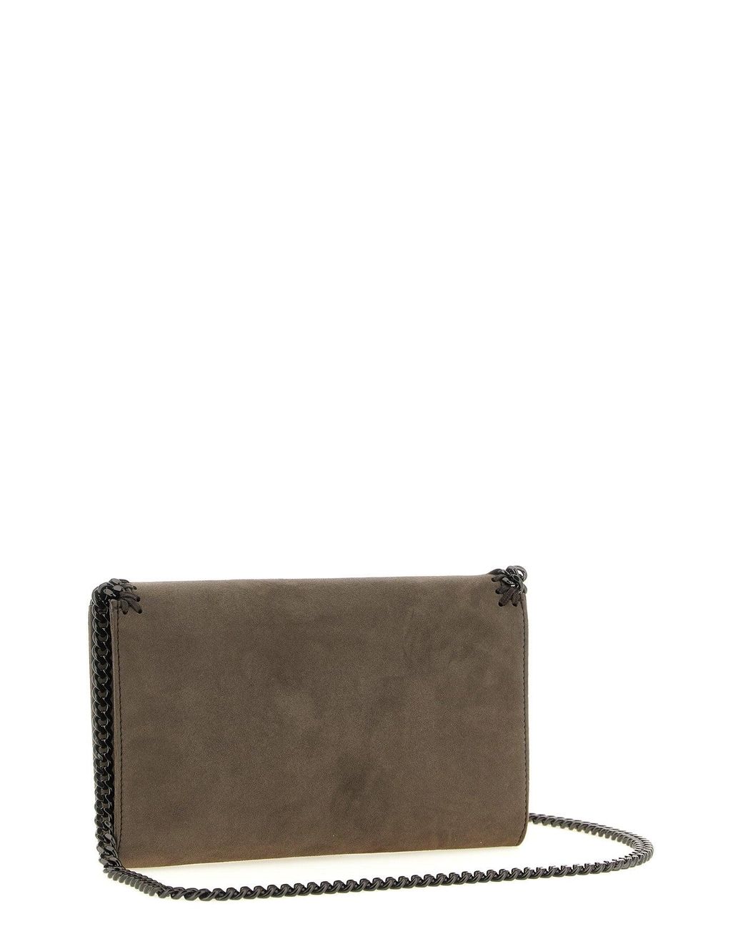 Stella McCartney Gray Falabella Wallet On Chain
