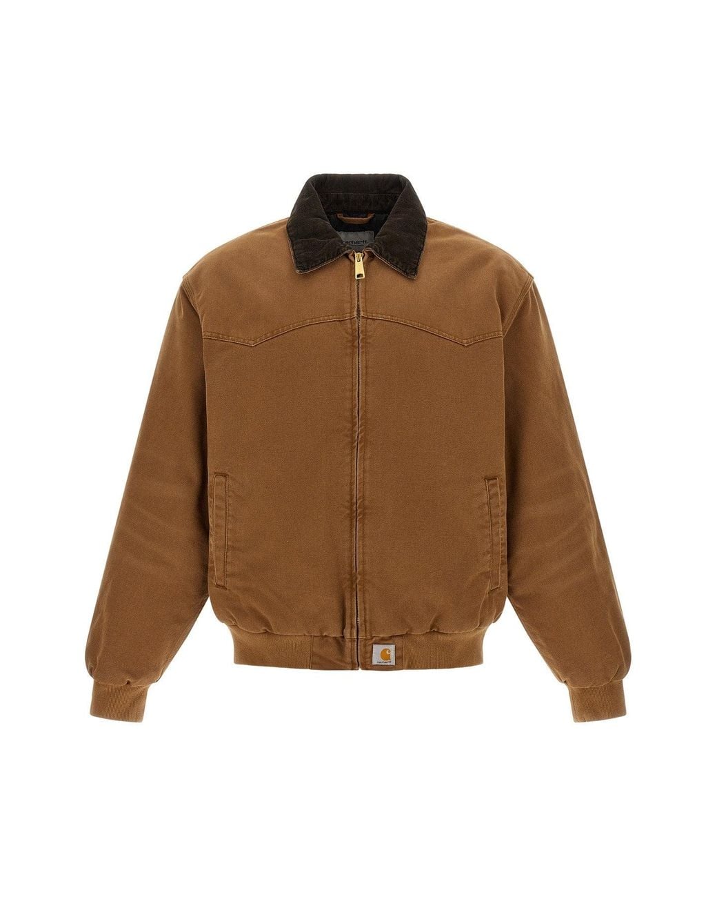 Carhartt Brown Og Santa Fe Jacket for men