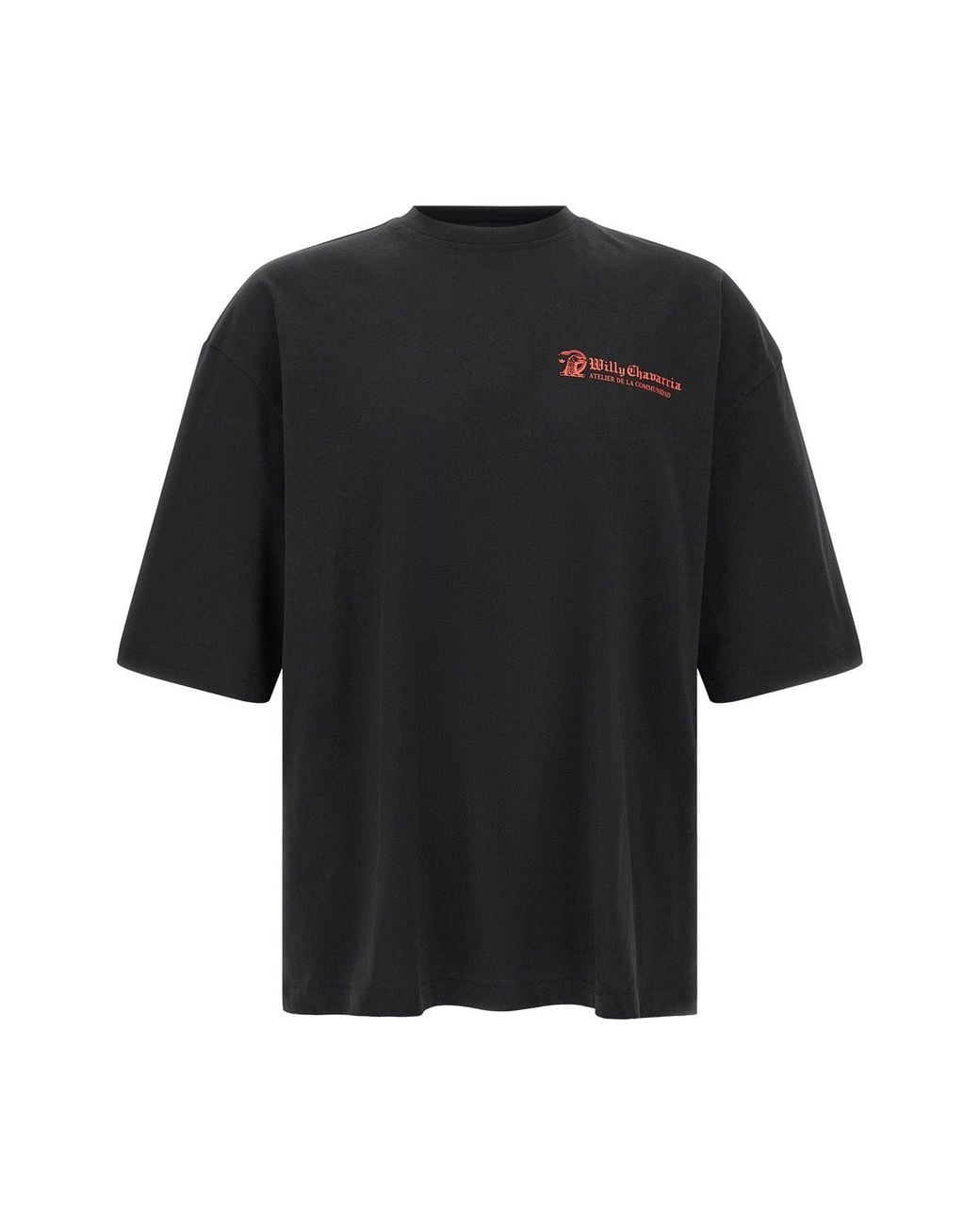 Adidas Originals Black Willy Chavarria X Adidas 'Atelier' T-Shirt for men