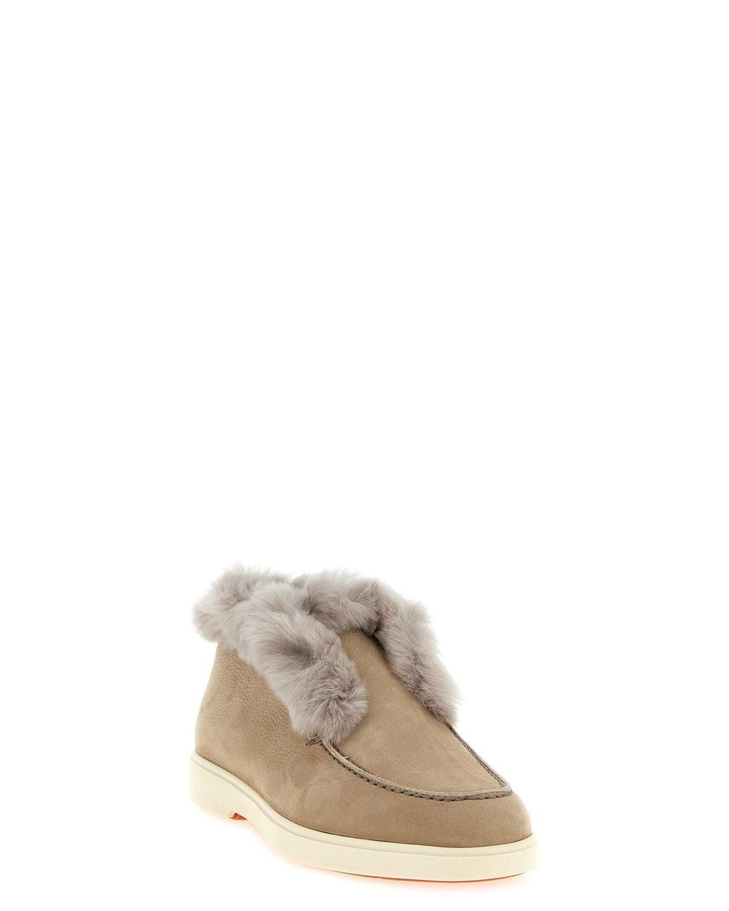 Santoni Brown 'Desert' Ankle Boot
