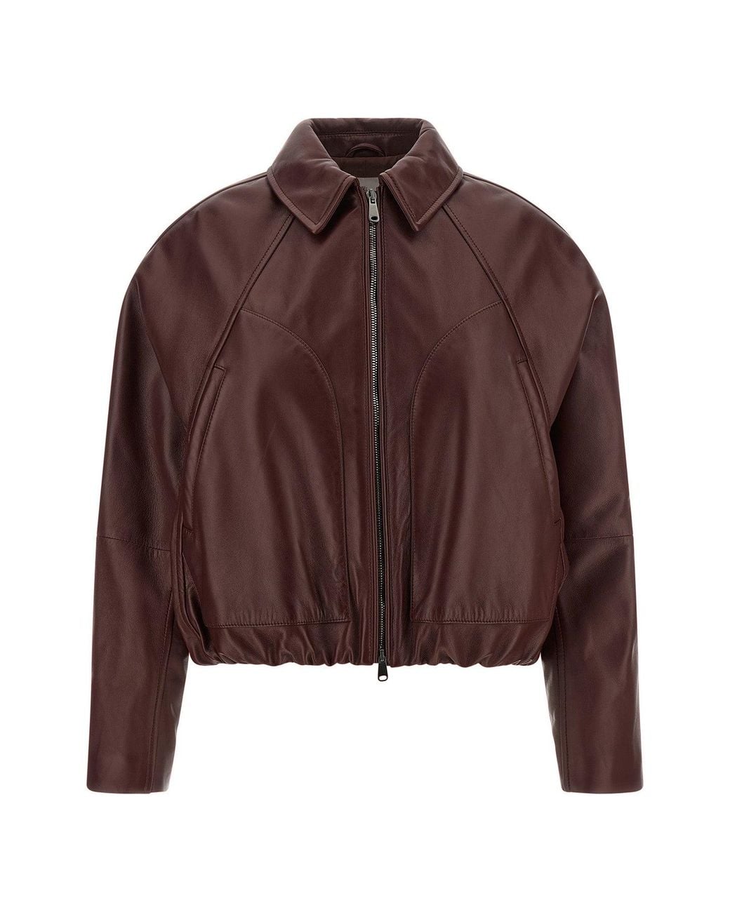 Brunello Cucinelli Brown Nappa Jacket