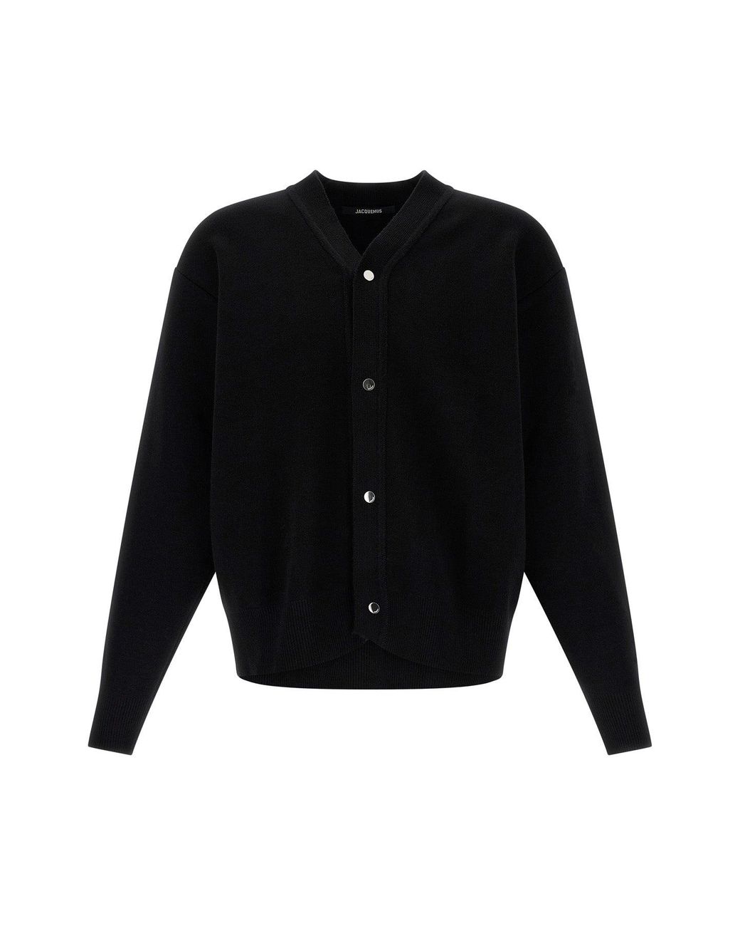 Jacquemus Black Cardigan 'Le Cardigan Doppio' for men