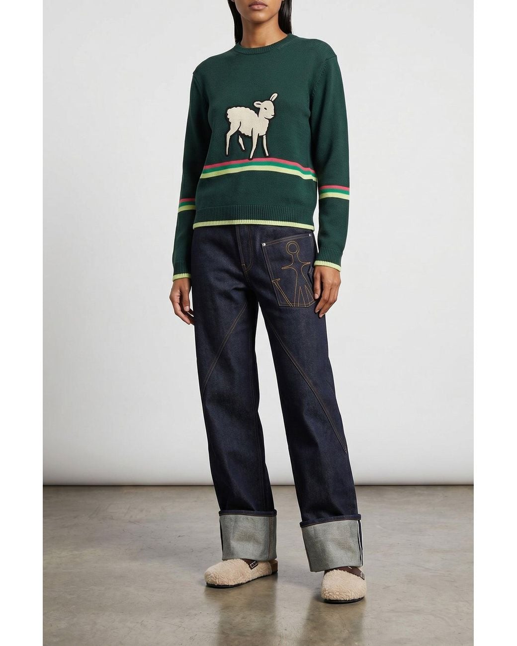 J.W. Anderson Blue J. W.Anderson 'Twisted Workwear' Jeans