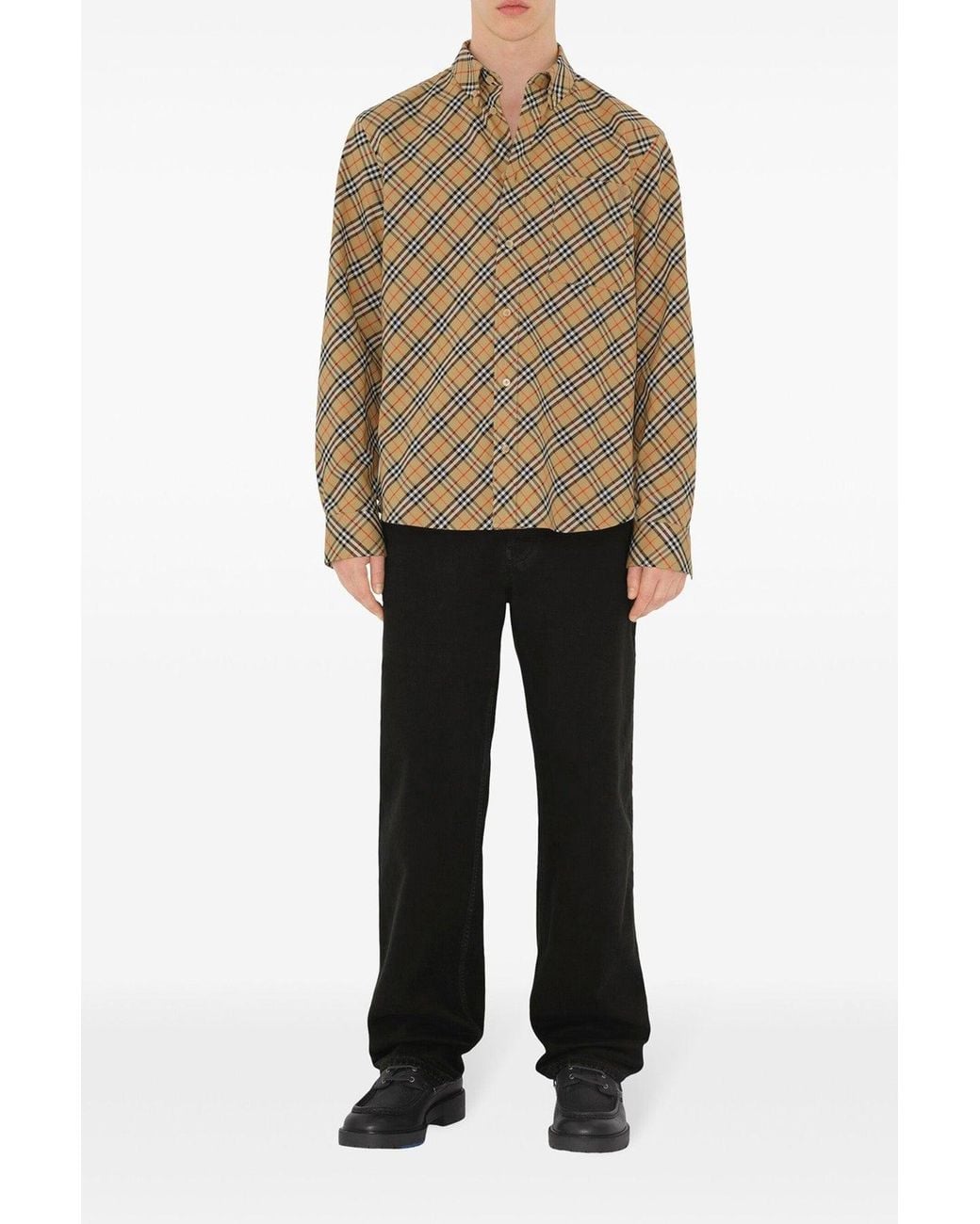 Burberry Natural Shirt 'Check' for men