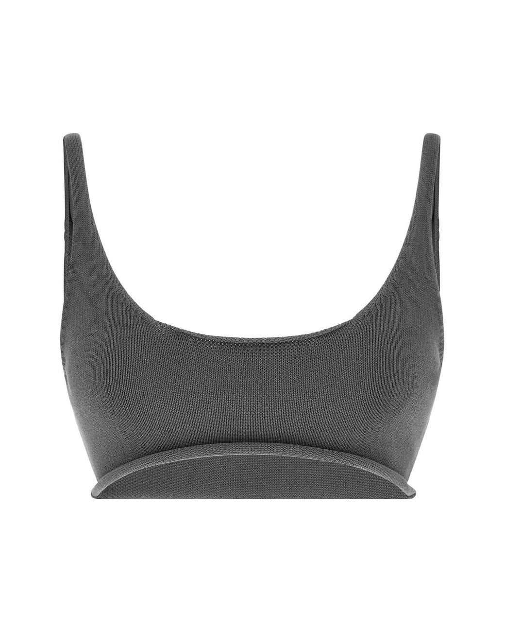 Entire studios Gray 'raw Knit' Top