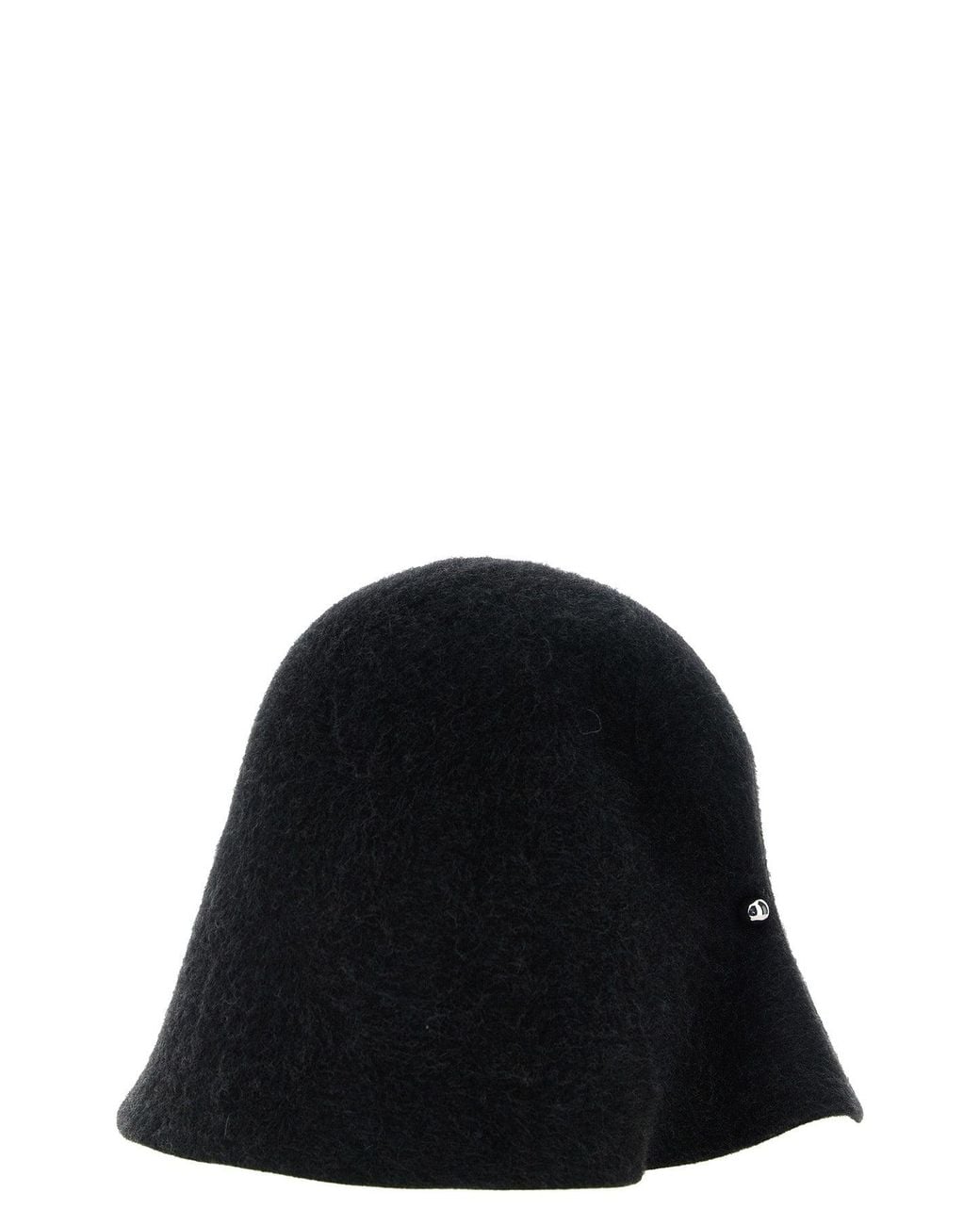 Jacquemus Black Merino Wool Cloche Hat