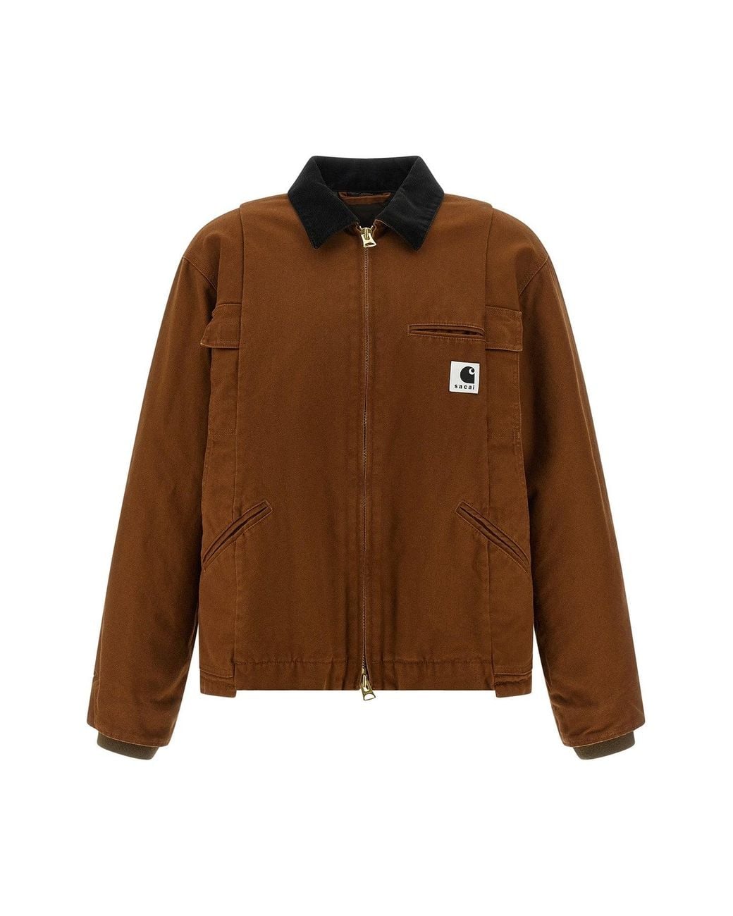 Sacai Brown Jacket 'Carhartt Wip Duck' for men