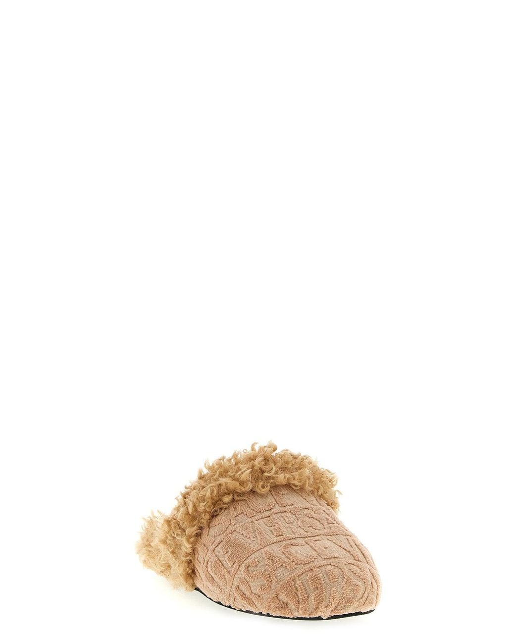 Versace Brown 'Versace Allover' Slippers