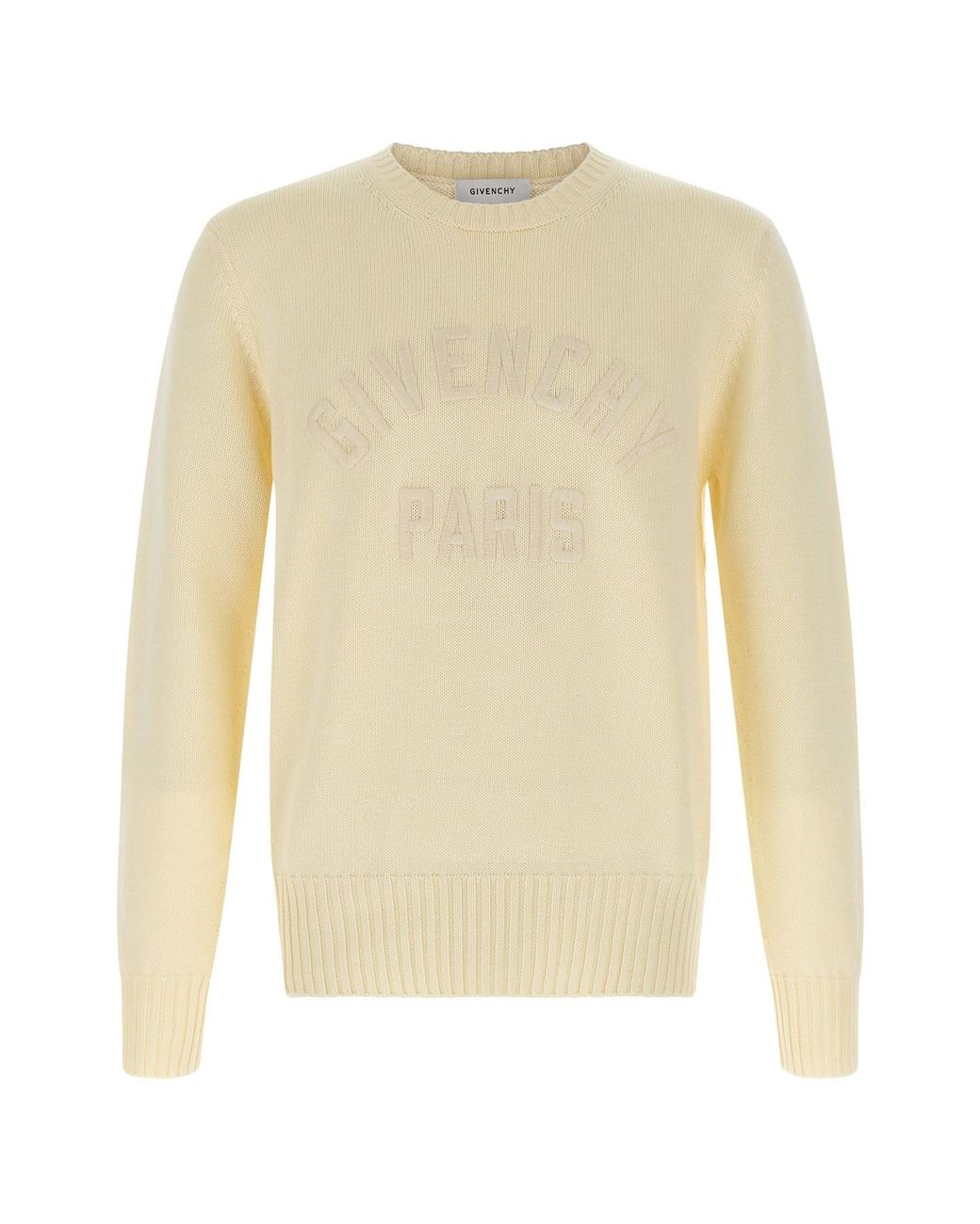 Givenchy White Logo Sweater for men
