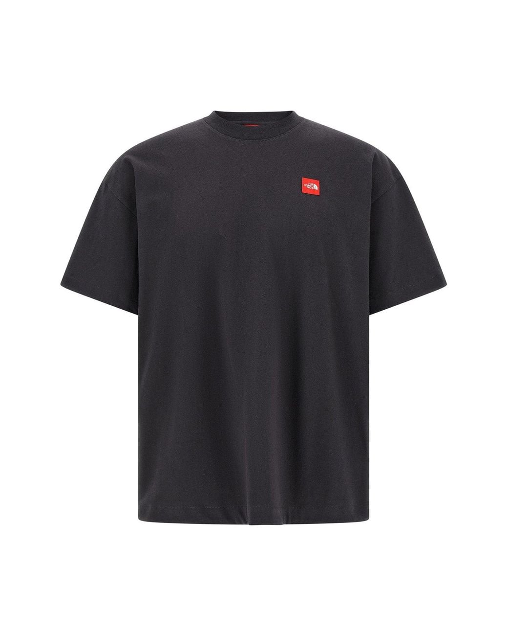 The North Face Black T-Shirt With Logo Patch for men