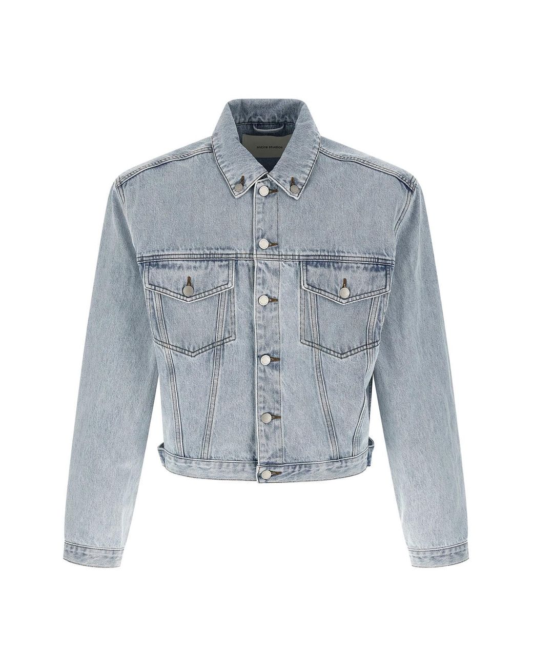 Entire studios Blue 'shrunken Denim' Jacket for men