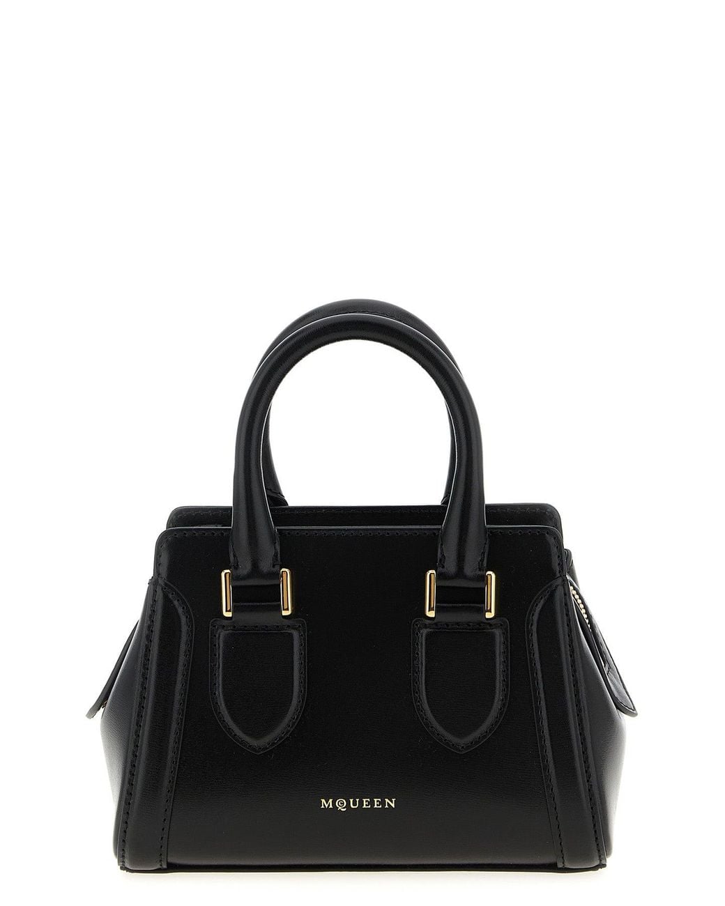 McQueen Black 'Birdee Mini' Handbag