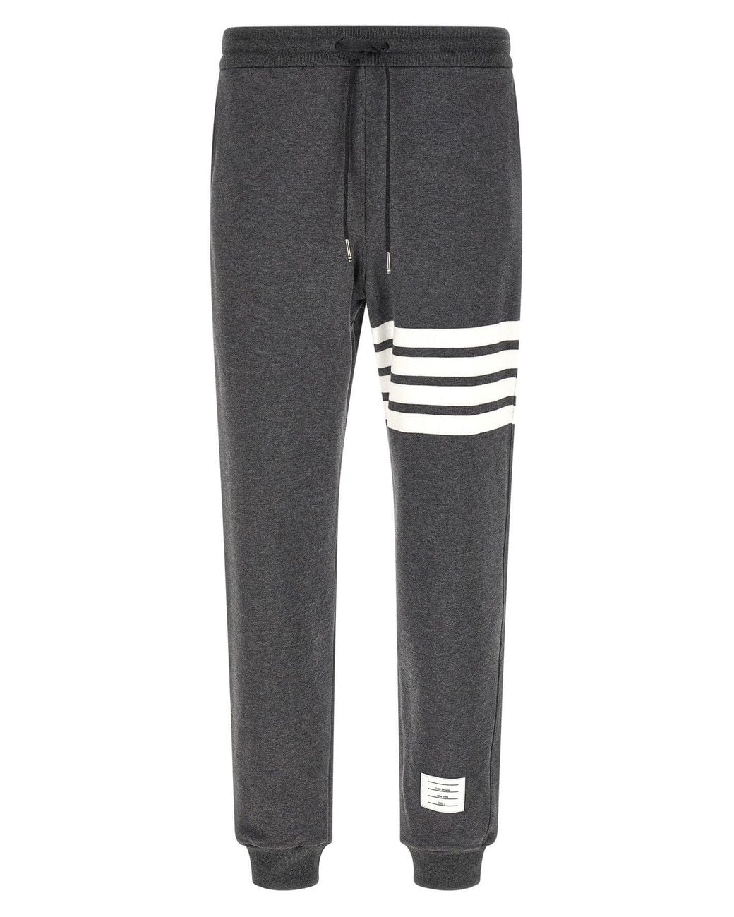 Thom Browne Gray 4-Bar Jogging Trousers for men