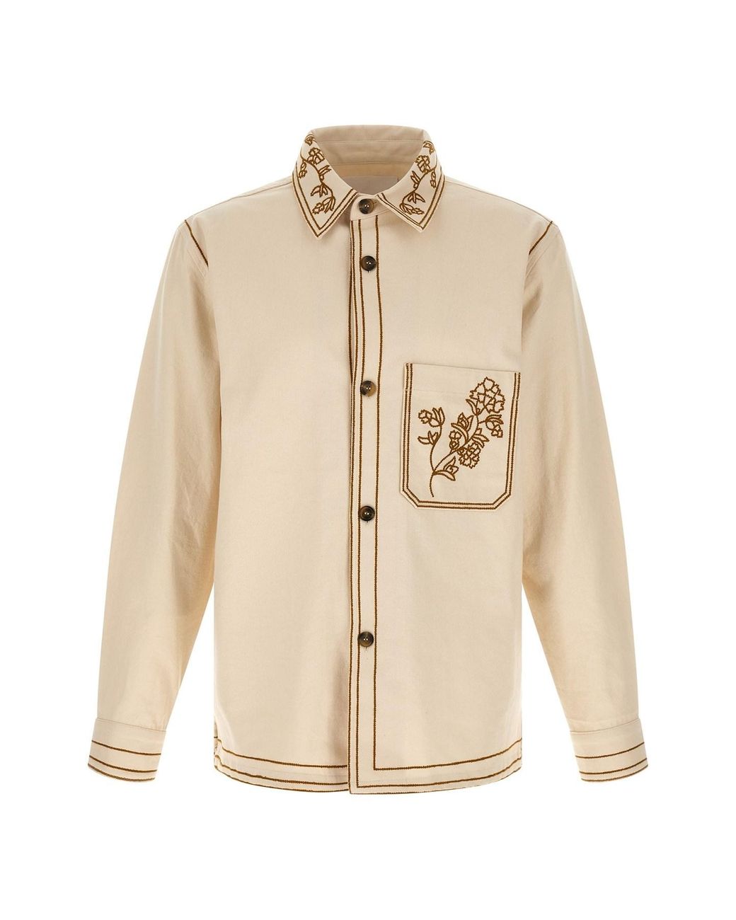 Isabel Marant Natural 'rudy' Overshirt for men