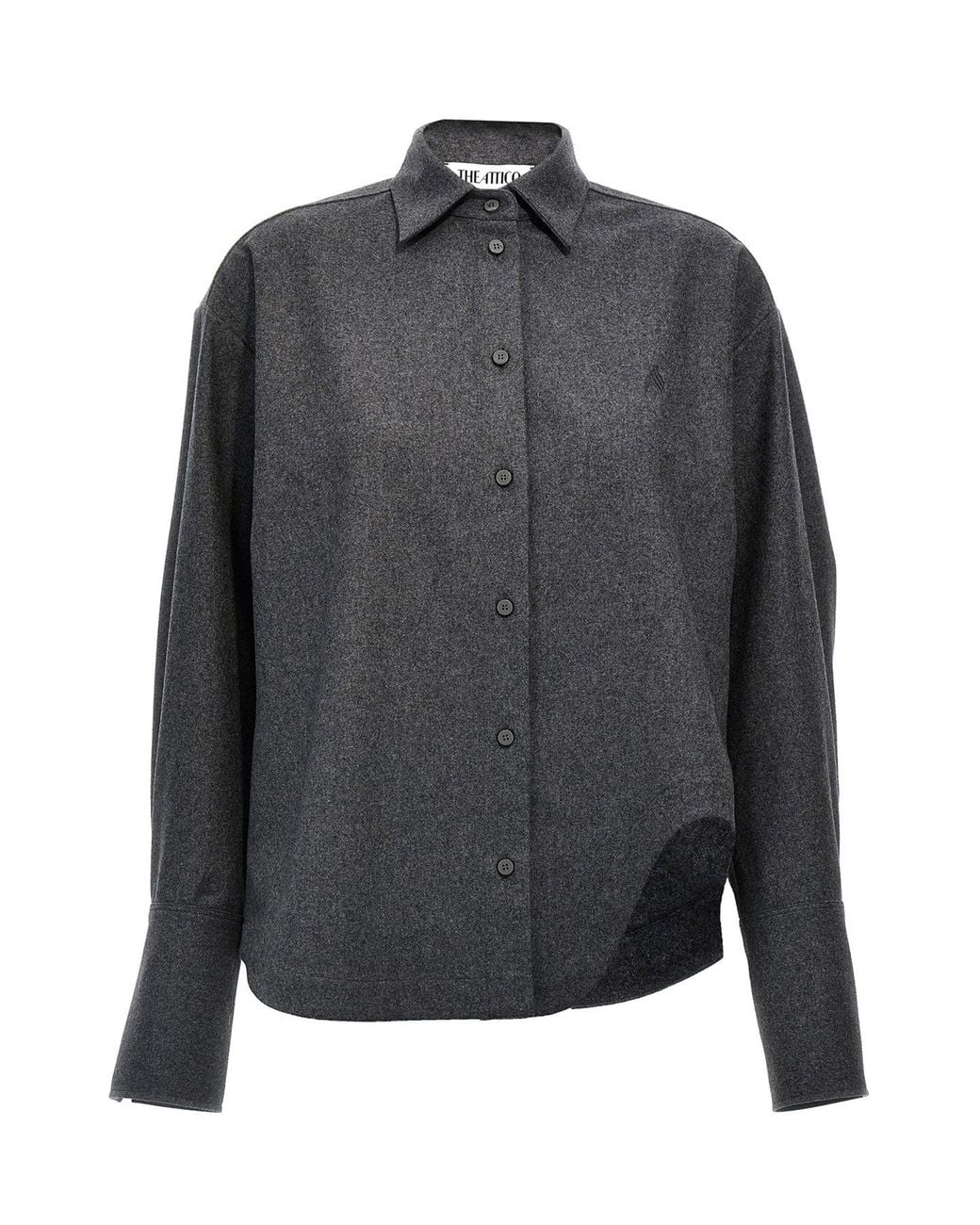 The Attico Gray 'Eliza' Shirt