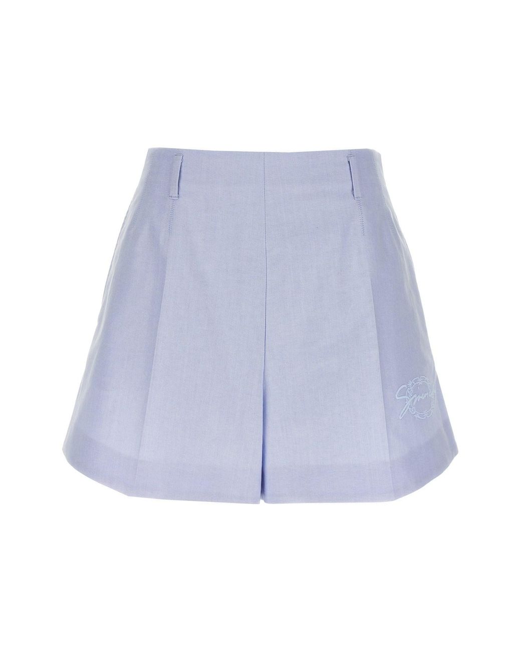 Givenchy Blue Embroidery Shorts