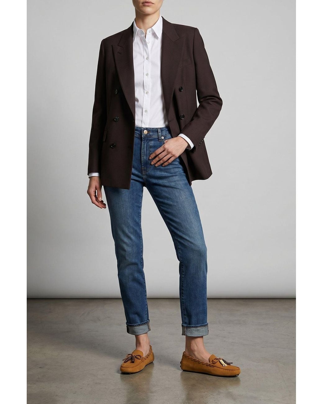 Xacus White Shirt With Sartorial Darts