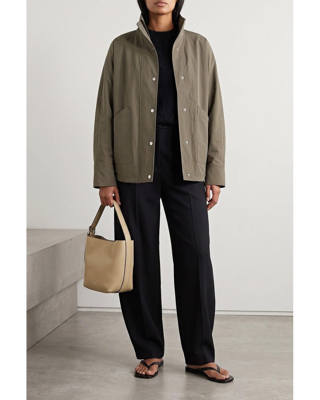 Totême Green 'Summer Parachute' Jacket