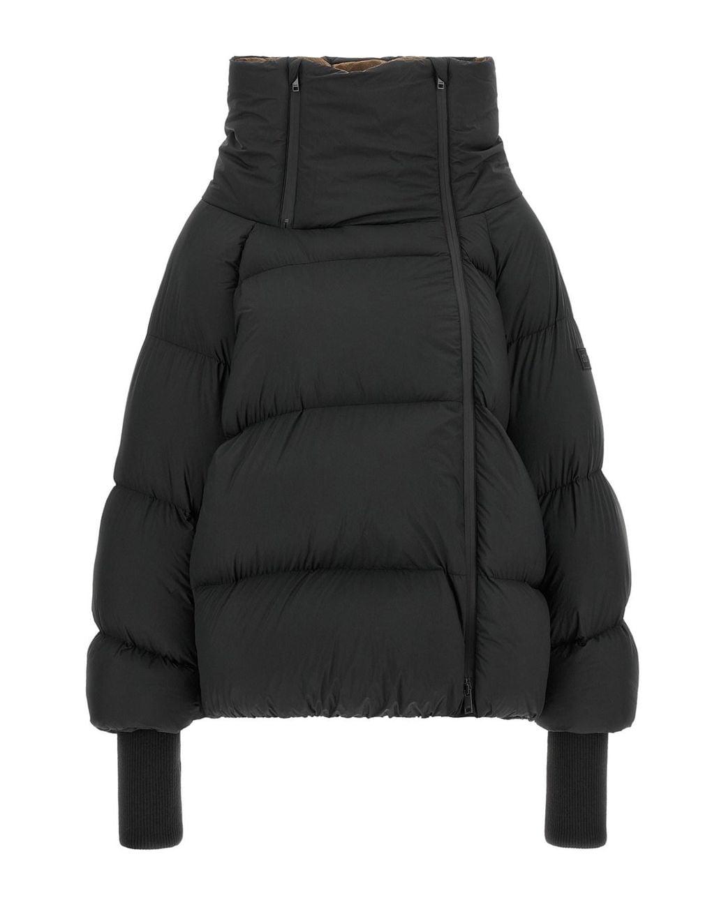 Ganni Black Future Nylon Down Jacket