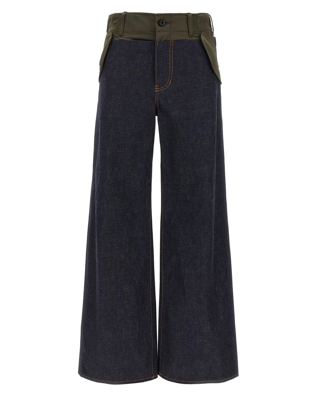 Sacai Blue 'Denim Pants' Jeans