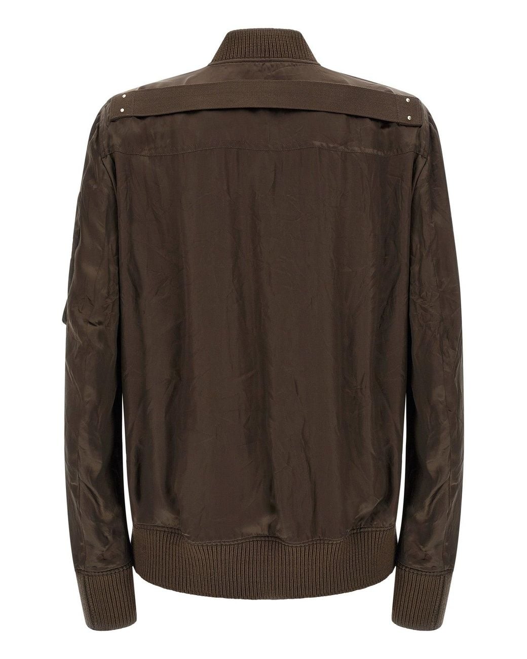 Rick Owens Brown 'Classic Flight' Bomber for men