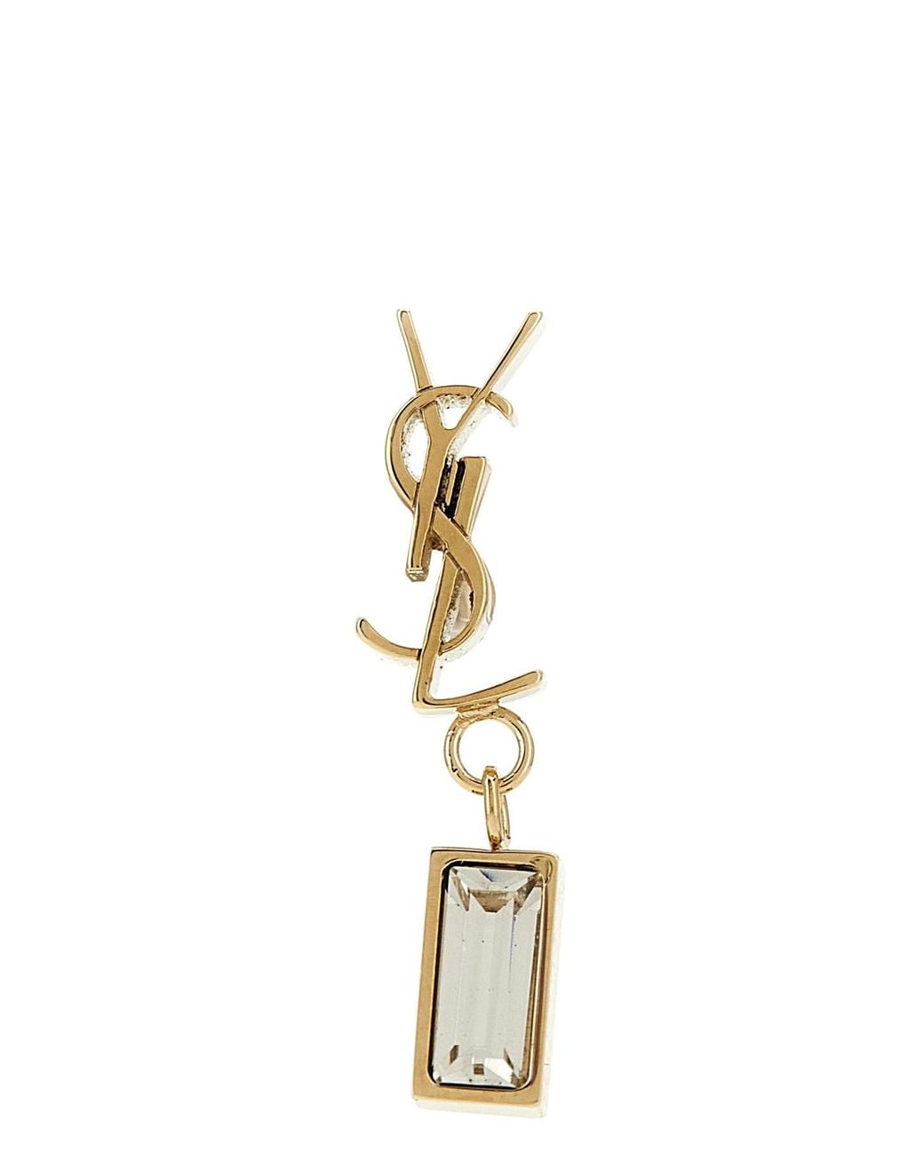 Saint Laurent Multicolor 'cassandre' Single Earrings