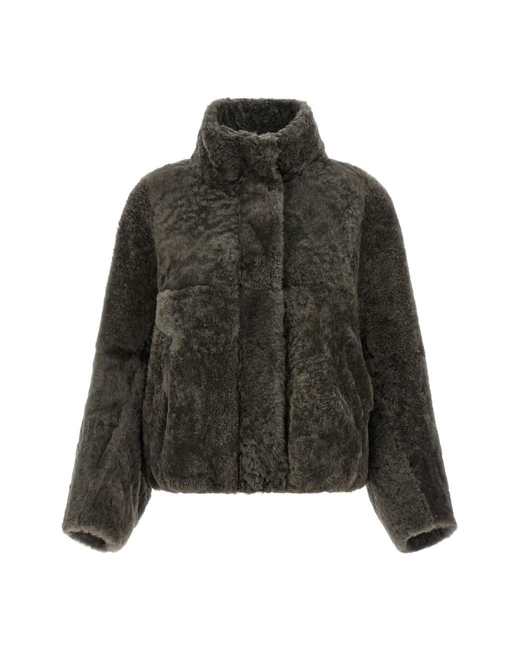 Brunello Cucinelli Black Cropped Fur