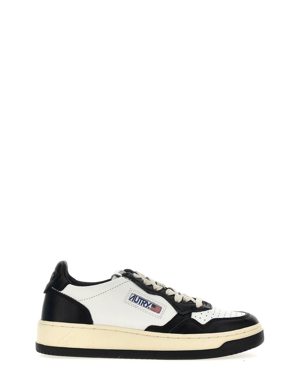 Autry White Bicolor Leather Sneaker