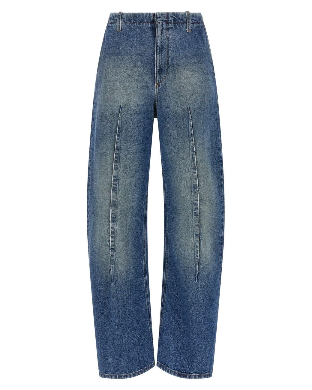 MM6 by Maison Margiela Blue Vertical Pinch Jeans